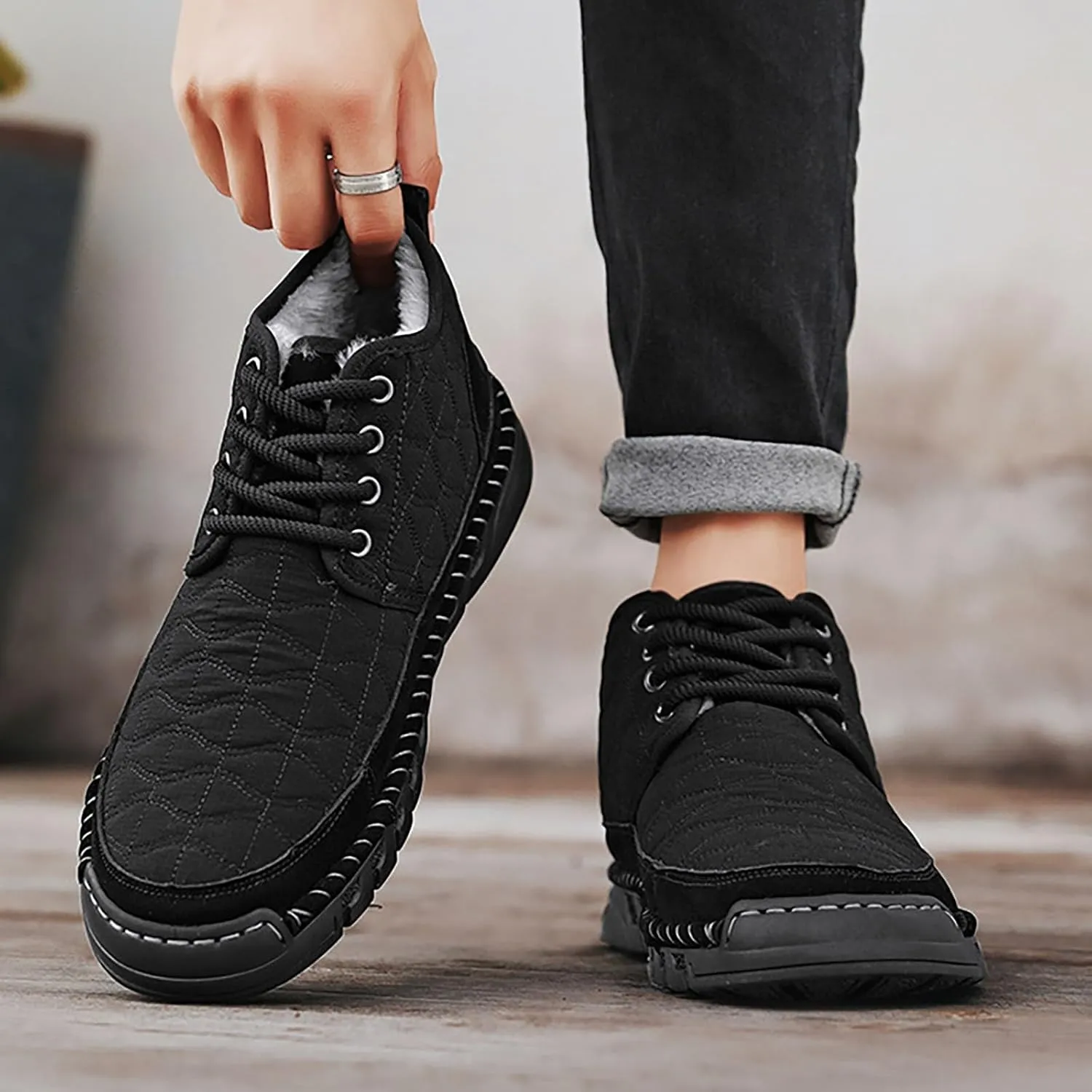 Dress Sneakers Men Womens Hiking Shoes Mens Casual Sneakers Lightweight Round Toe Slip On Casual Loafers for Women Wide Mens Slip On Sneakers Wide Width