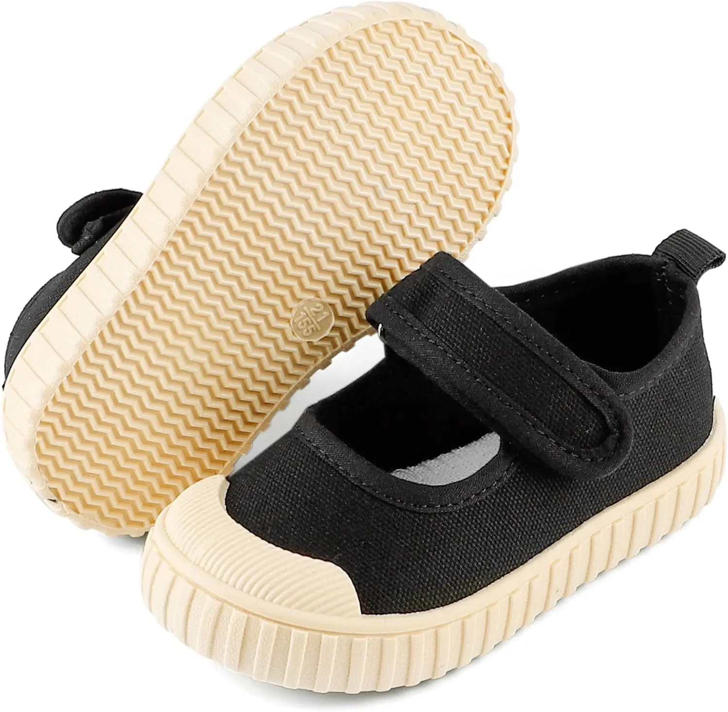 ESTAMICO Kids School Uniform Dress Shoe Girls Bowknot Mary Jane Flat Sneakers for Toddler/Little Kid