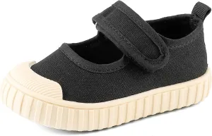 ESTAMICO Kids School Uniform Dress Shoe Girls Bowknot Mary Jane Flat Sneakers for Toddler/Little Kid