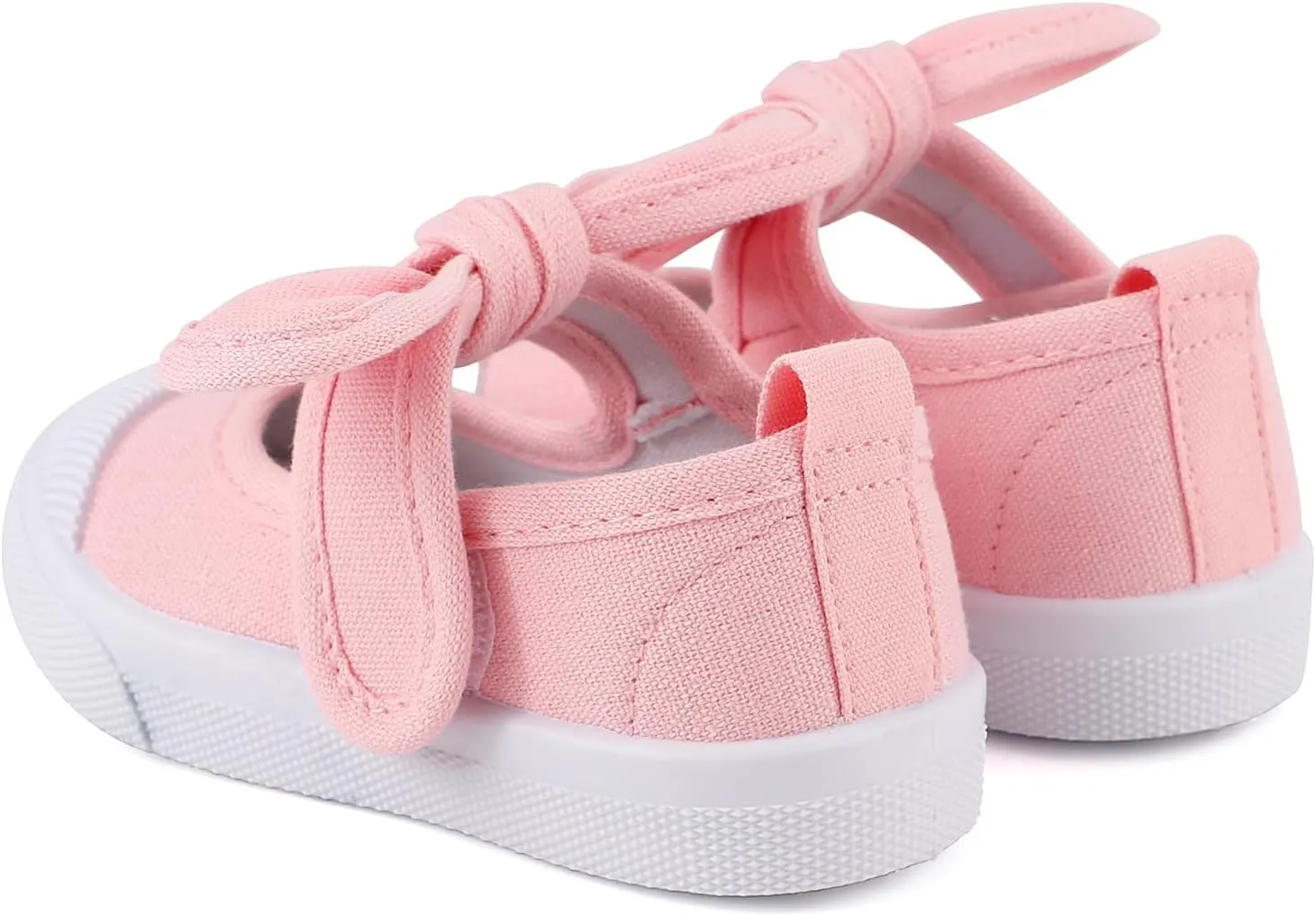 ESTAMICO Kids School Uniform Dress Shoe Girls Bowknot Mary Jane Flat Sneakers for Toddler/Little Kid