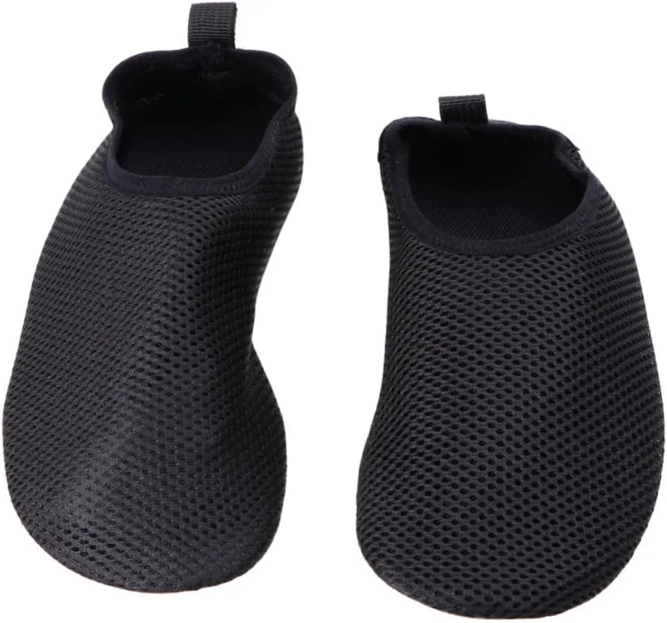 FRCOLOR 1Pair Silicone Non Slip Yoga Socks for and Home Use Thickened Foot Cover Black Durable Grippers for Enhanced Stability and Comfort