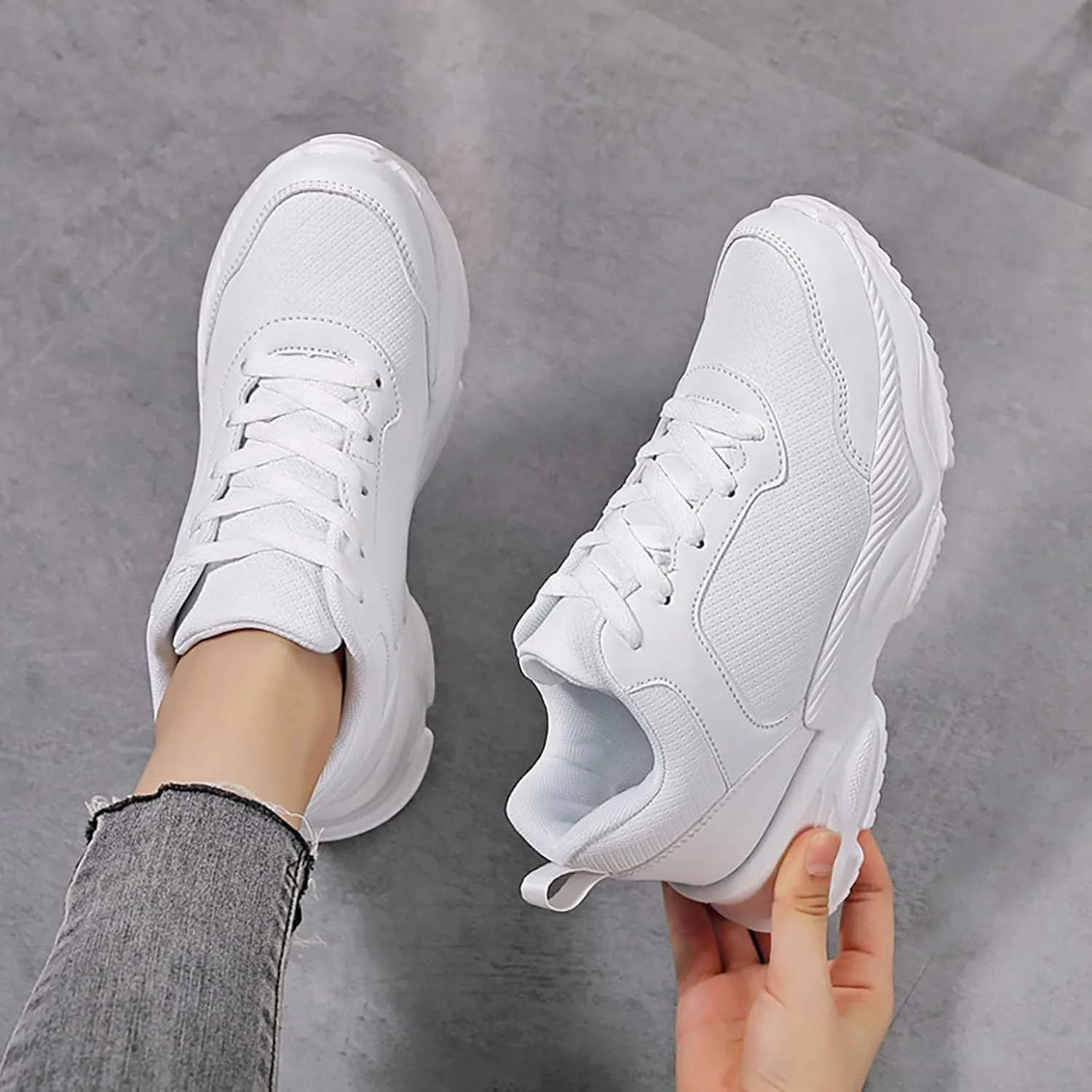 High Top Sneakers for Women Black Tennis Shoes for Women Womens White Tennis Shoes Comfortable Dressy Slip on Women Loafers Comfortable Slip On Sneakers Men
