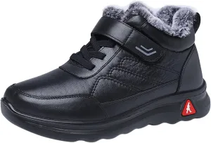 Hiking Boots for Women Waterproof Insulated Fur Boots Warm Ankle Booties Trekking Snow Boots Womens Winter Shoes