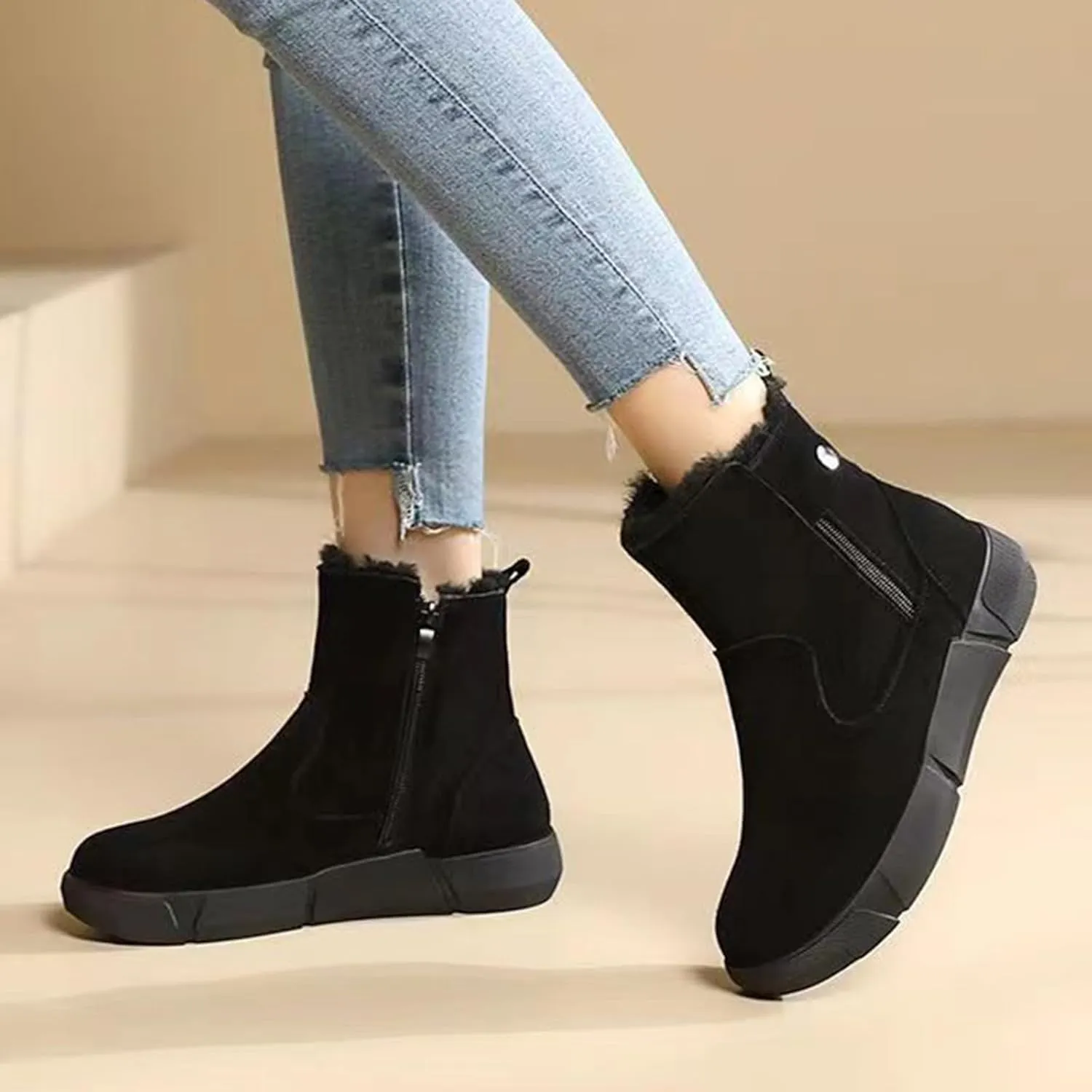 Hiking Boots for Women Waterproof Snow Boots Insulated Insulated Boots Athletic Outdoor Work Boots Snow Boots for Teens
