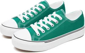 Iarus Womens Canvas Shoes Low top Sneakers for Womens Fashion Casual Shoes Walking Comfortable Shoes