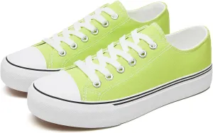 Iarus Womens Canvas Shoes Low top Sneakers for Womens Fashion Casual Shoes Walking Comfortable Shoes