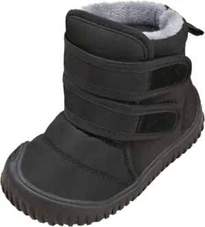 Insulated Snow Shoes For Boy Winter Walking Shoes For Baby Non Slip Ankle Boots Waterproof Plush Lined Hiking Boots