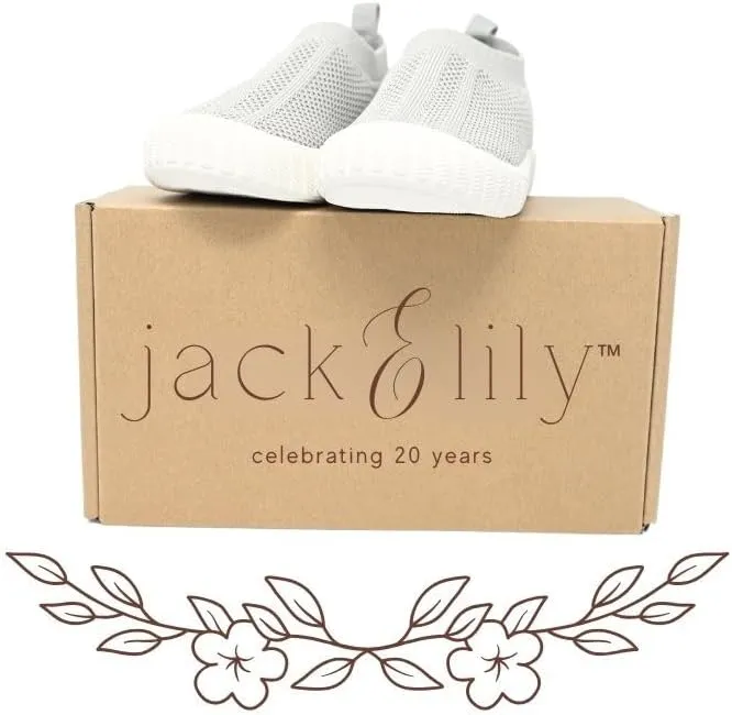 Jack & Lily Baby, Toddler & Kids Walking Shoes  Non-Slip, Washable Slip-On Sneakers for Boys & Girls  Indoor & Outdoor Use