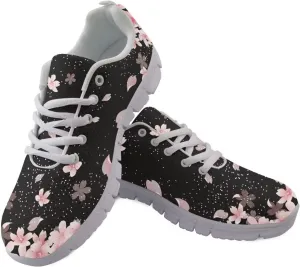 Jeiento Women’s Walking Shoes Fashion Sneakers Road Running Shoes Breathable Mesh Upper Tennis Shoes