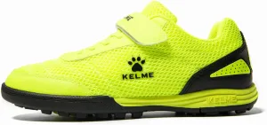 KELME Laceless Soccer Cleats Youth and Kids  Futsal or Turf Soccer Shoes for Boys/Girls  Indoor or Outdoor Velcro Football Boots