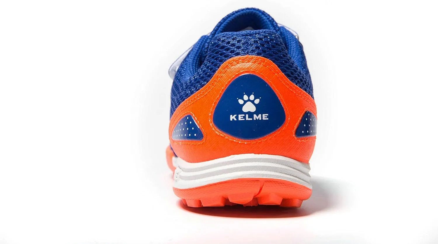 KELME Laceless Soccer Cleats Youth and Kids  Futsal or Turf Soccer Shoes for Boys/Girls  Indoor or Outdoor Velcro Football Boots