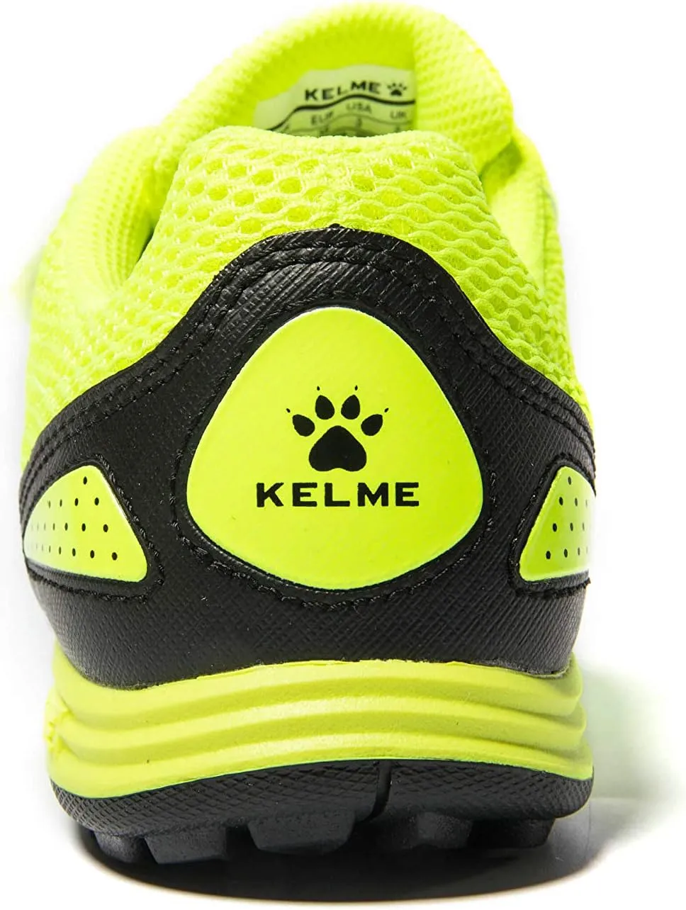 KELME Laceless Soccer Cleats Youth and Kids  Futsal or Turf Soccer Shoes for Boys/Girls  Indoor or Outdoor Velcro Football Boots