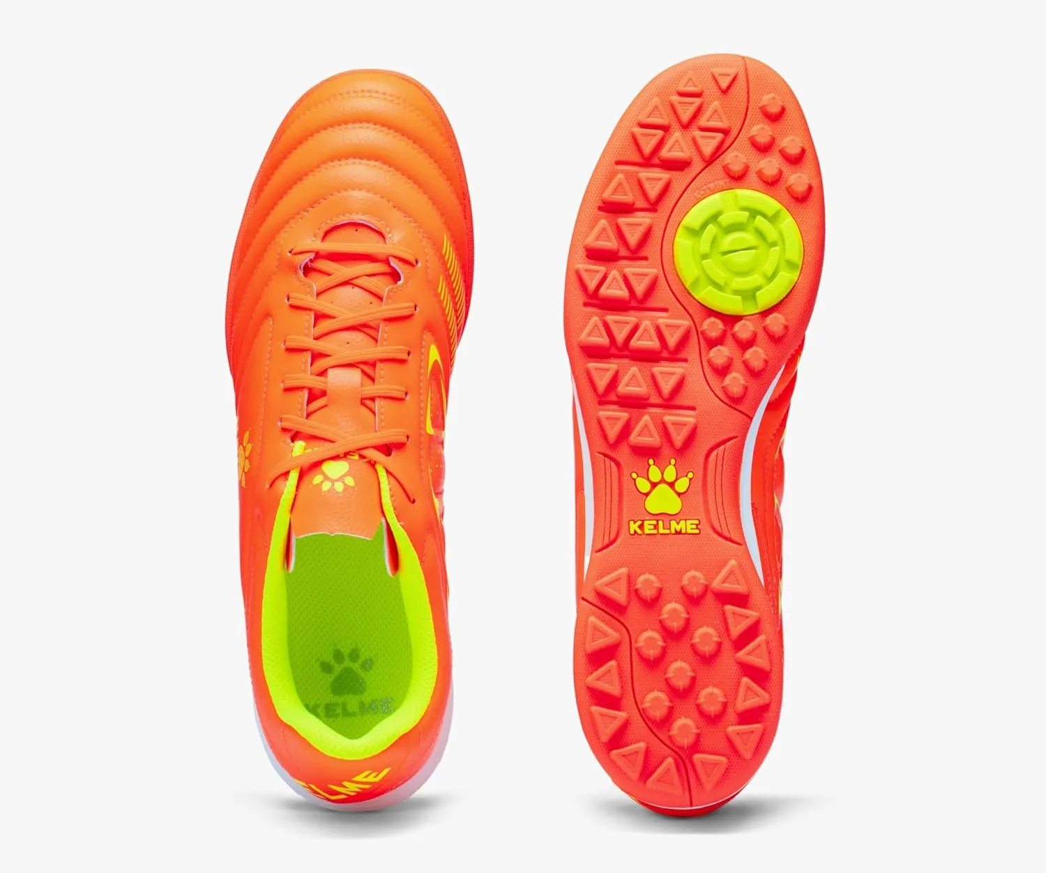 KELME Men Indoor Turf Soccer Shoe, Arch Support Soccer Cleats, Performance Futsal Sneaker