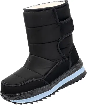 Kids aterproof Snow Boots Girls Boys Toddlers Insulated Warm Fleece Lined Girls Boys Toddler Winter Size 10 Snow Boots