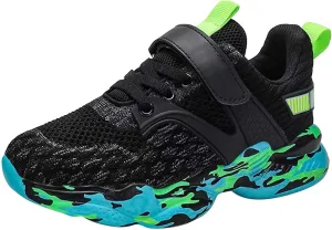 Kids Basketball Shoes Girls Lightweight Athletic Running Shoes Breathable School Sports Shoes Sneakers for Boys