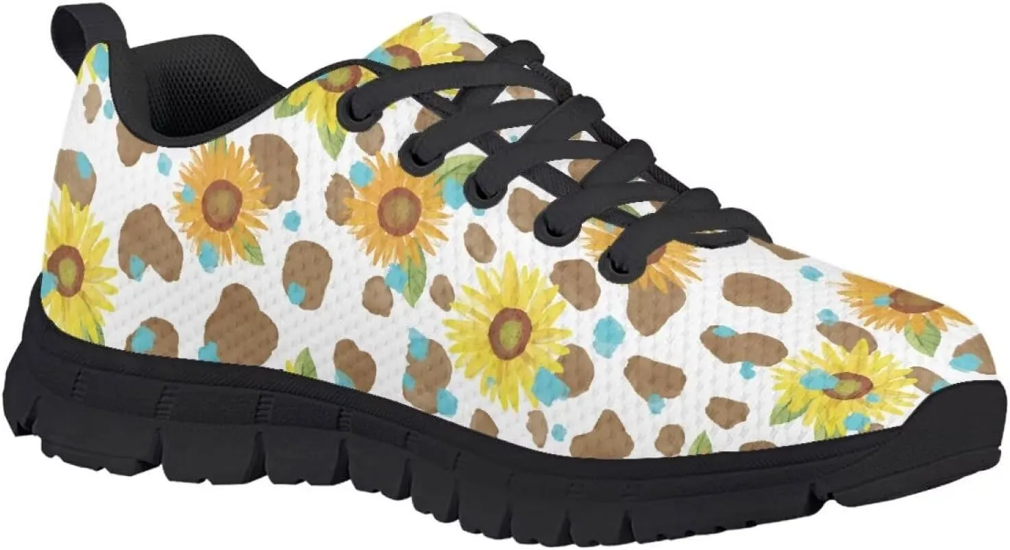 Kids Boy Girls Tennis Shoes Running Sports Shoe Non Slip Animal Textures Sneaker Breathable Mesh Casual Shoe US11-5