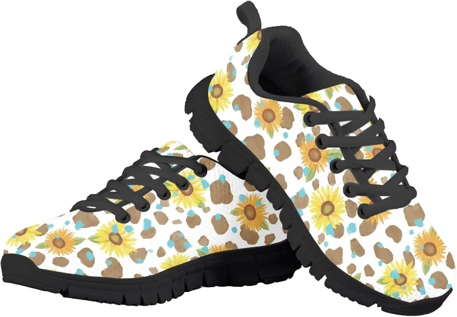 Kids Boy Girls Tennis Shoes Running Sports Shoe Non Slip Animal Textures Sneaker Breathable Mesh Casual Shoe US11-5