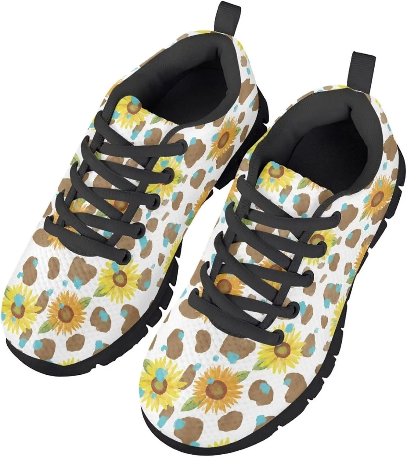Kids Boy Girls Tennis Shoes Running Sports Shoe Non Slip Animal Textures Sneaker Breathable Mesh Casual Shoe US11-5
