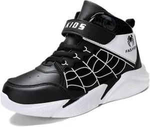 Kids Boys Basketball Shoes Lightweight Casual Sneakers Athletic Tennis Running Walking Shoe