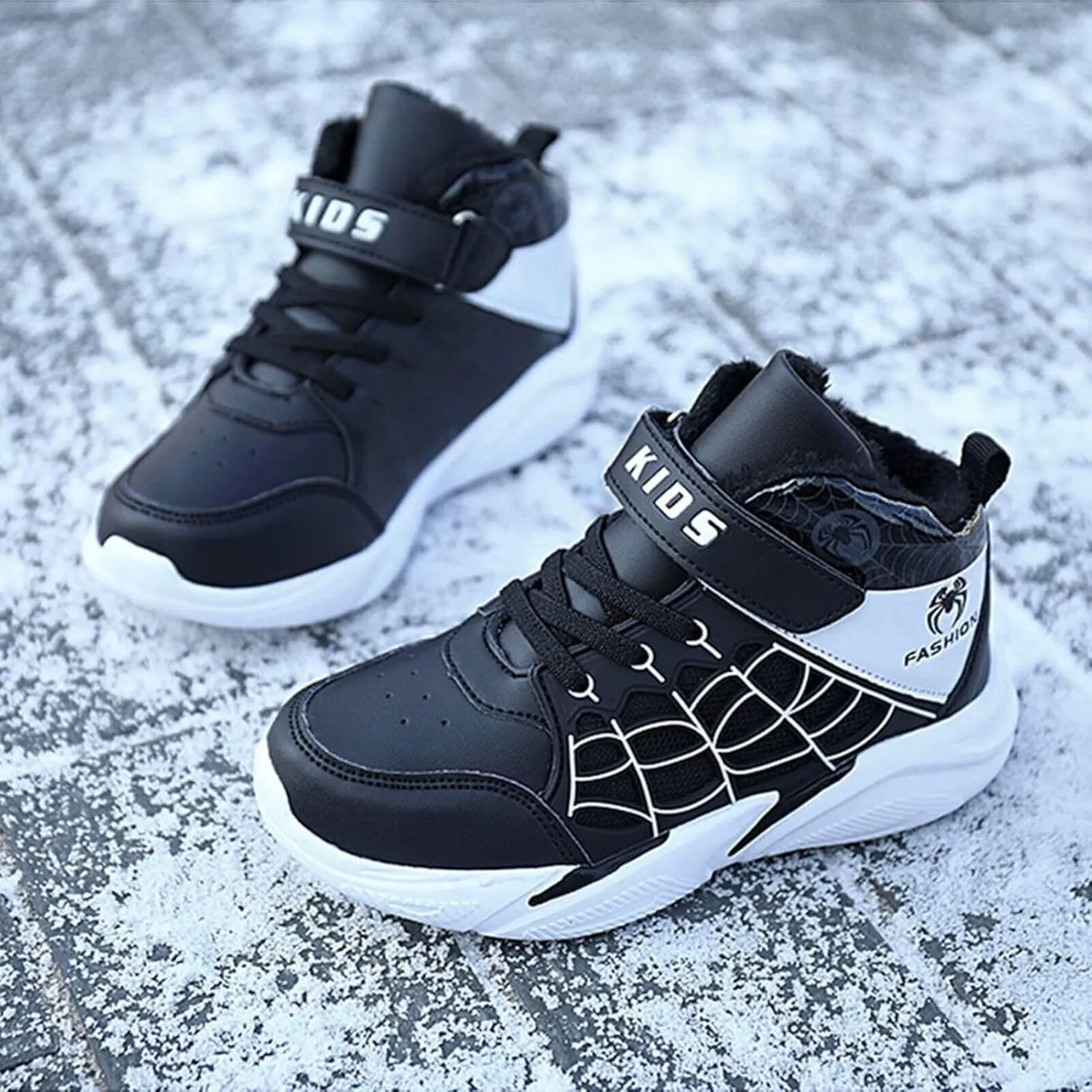 Kids Boys Basketball Shoes Lightweight Casual Sneakers Athletic Tennis Running Walking Shoe