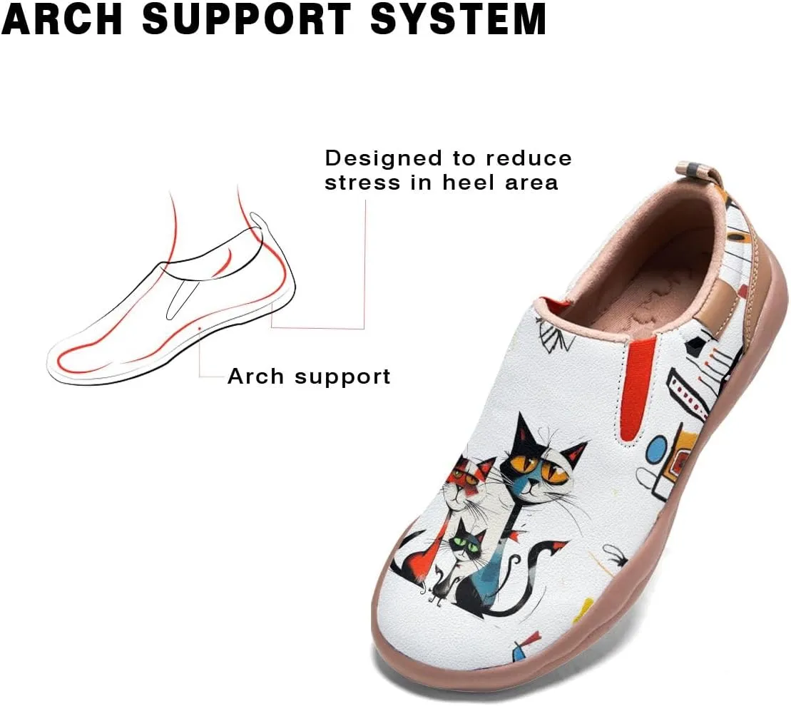 Kids Loafers Shoes Girl Travel Casual Cartoon Animals Art Painted Slip On Comfort Boy Fashion Sneaker(Big Kid/Little Kid/Toddler)