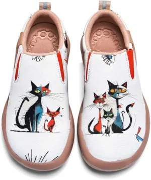 Kids Loafers Shoes Girl Travel Casual Cartoon Animals Art Painted Slip On Comfort Boy Fashion Sneaker(Big Kid/Little Kid/Toddler)