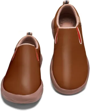 Kids Slip On Sneakers Girls Boys Campus Solid Color Loafers Casual Walking Shoes