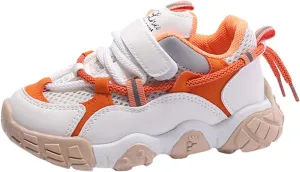 Kids Sneakers Boys Girls Lace-up Tennis Shoes Unisex-Child Lightweight Breathable Walking Running Tennie Shoes