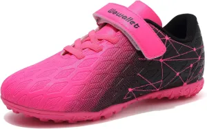 Kids Soccer Cleats Boys Girls Athletic Indoor Soccer Shoes Sneaker for Unisex