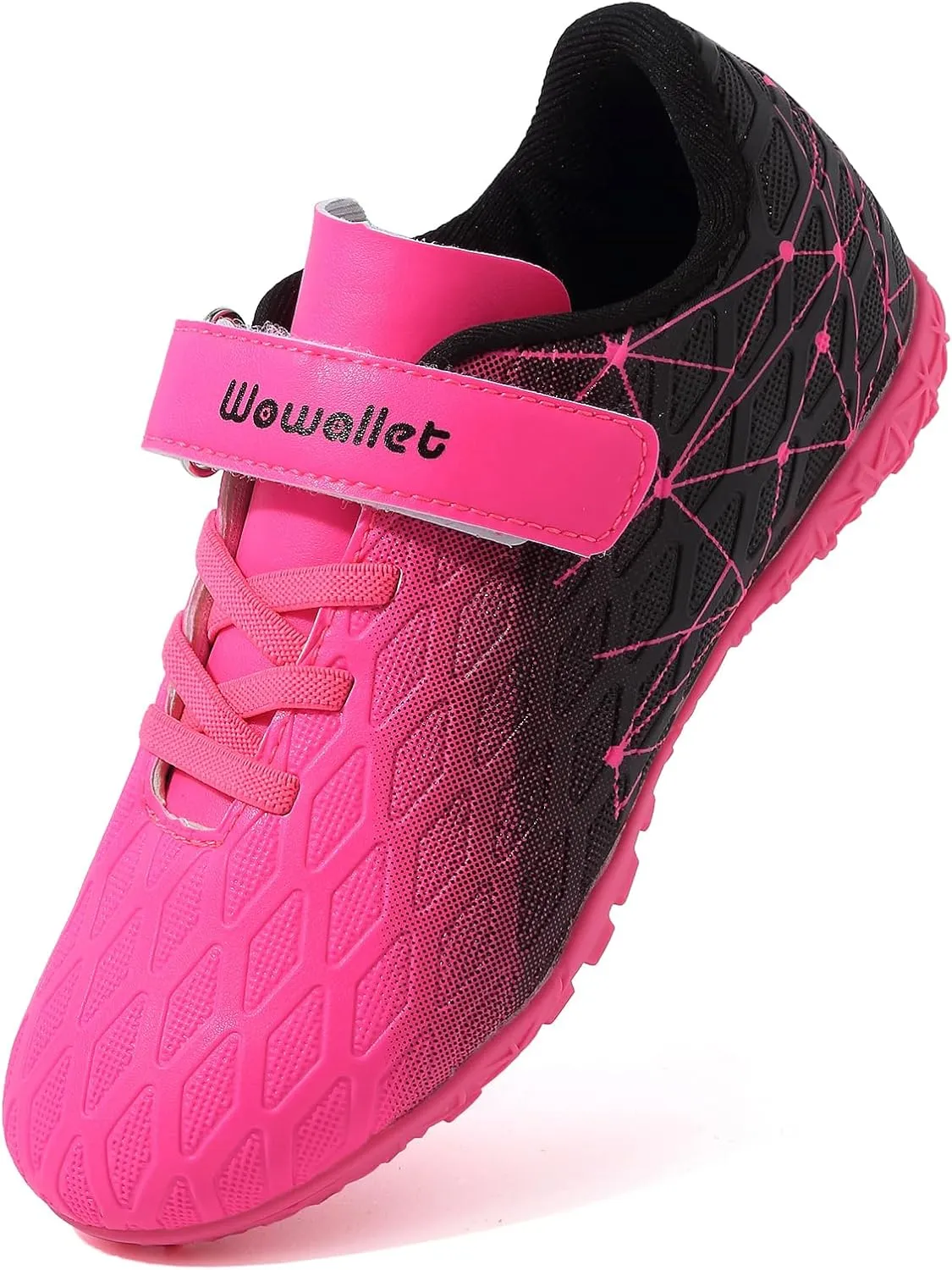 Kids Soccer Cleats Boys Girls Athletic Indoor Soccer Shoes Sneaker for Unisex