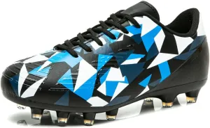Kids Soccer Cleats Boys Girls Youth Football Cleats for Boys Girls Athletic Outdoor Soccer Shoes Lightweight Teenager Unisex Training Football Shoes for Little and Big Kid