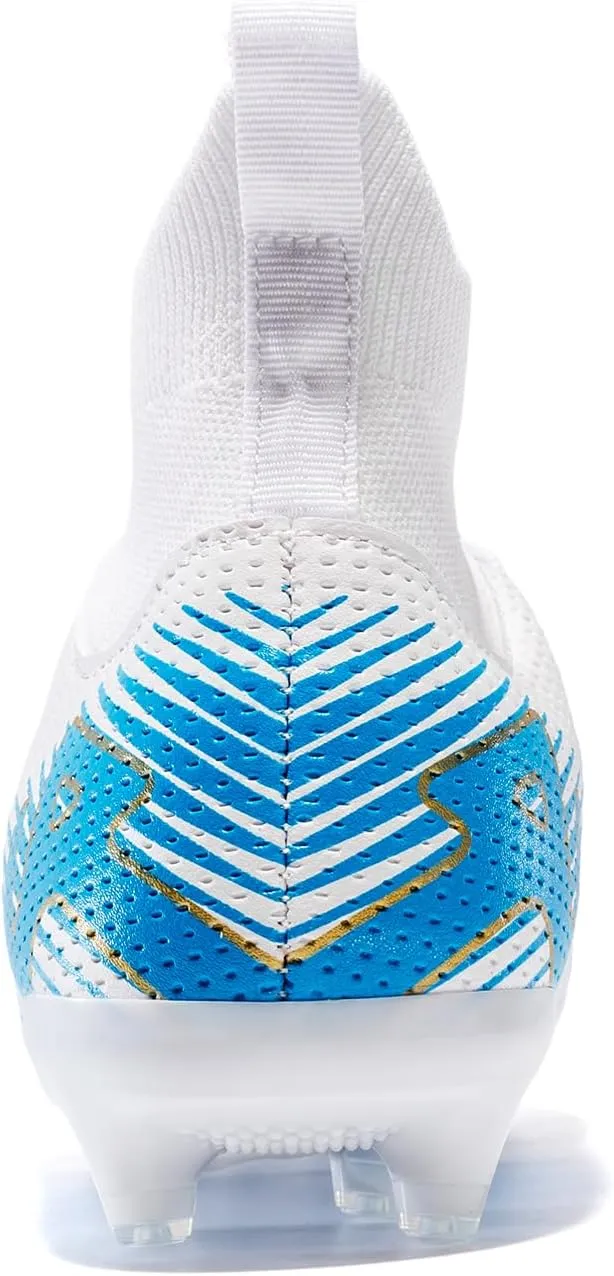 Kids Soccer Shoes-Firm Ground Soccer Cleats Boys Girls Athletic Outdoor Indoor
