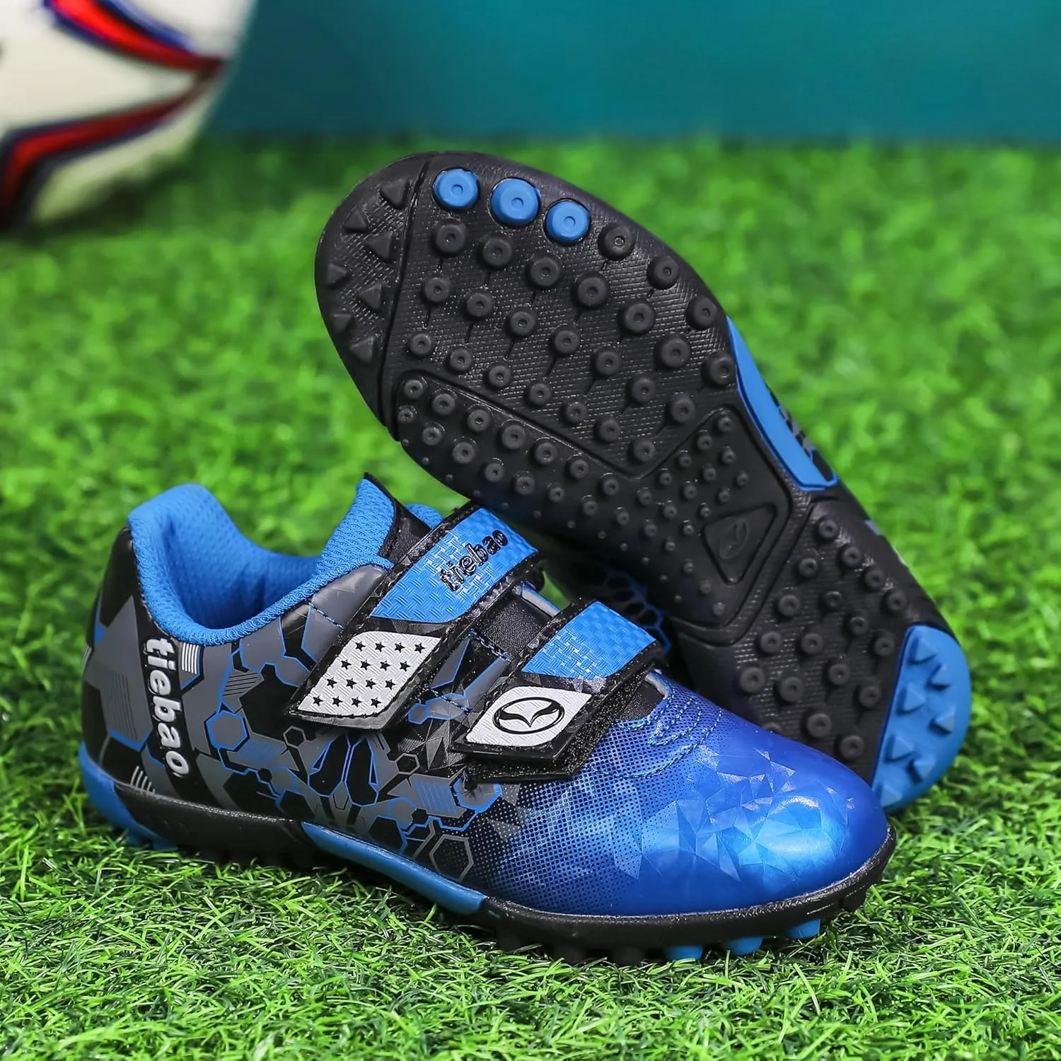 Kids TF Soccer Cleats Indoor Toddler Turf Soccer Shoes Little Boys Girls