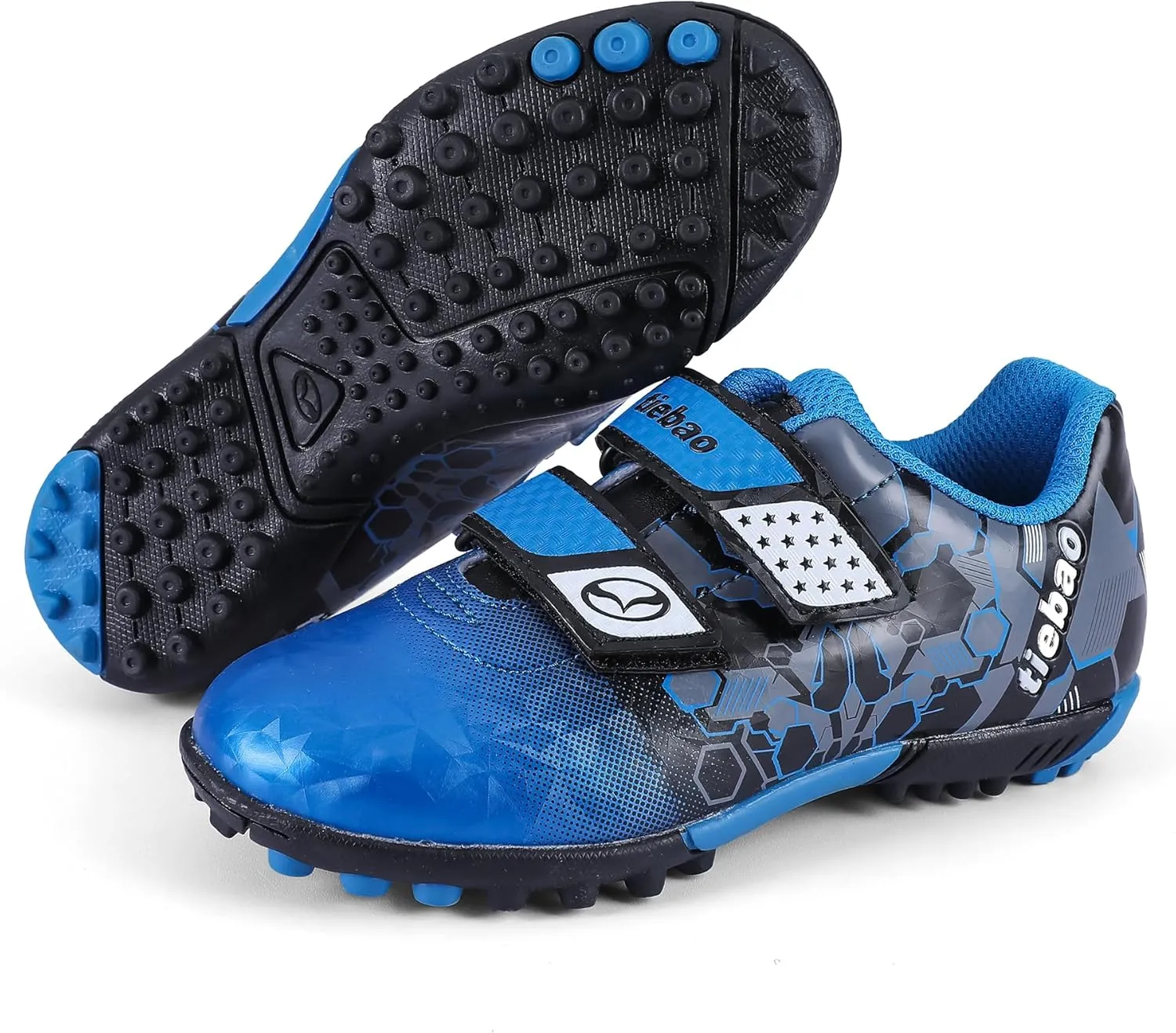 Kids TF Soccer Cleats Indoor Toddler Turf Soccer Shoes Little Boys Girls
