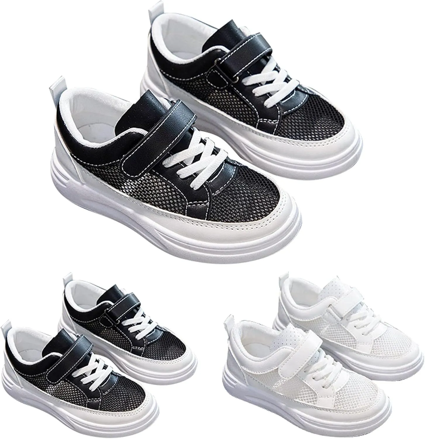 Kids Toddlers Low Top Sneakers for Little Boys Girls Casual Running Sneakers Tennis Shoes Breathable Lightweight