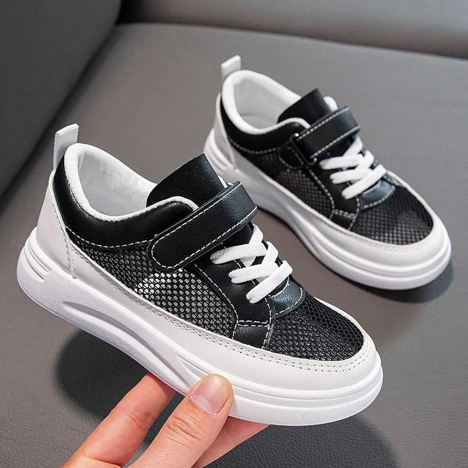 Kids Toddlers Low Top Sneakers for Little Boys Girls Casual Running Sneakers Tennis Shoes Breathable Lightweight