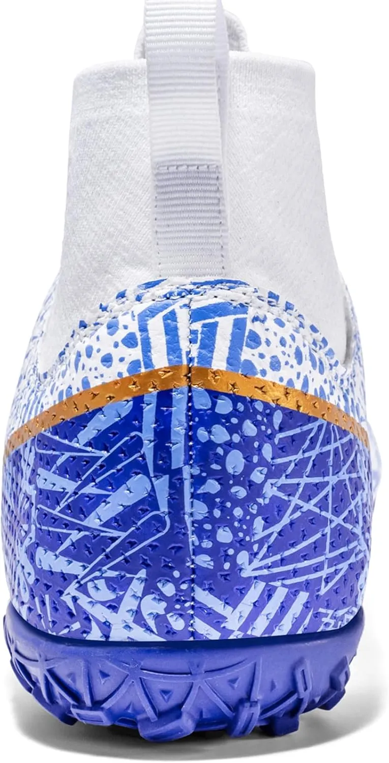 Kids Turf Soccer Shoes Boys Girls Youth Indoor Outdoor Soccer Cleats Football Shoes (Toddler/Little Kid/Big Kid)