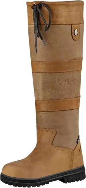 Knee High Boots Women Insulated Non-Slip Snow Shoes For Men Leather Round Toe Hiking Boots Women aterproof