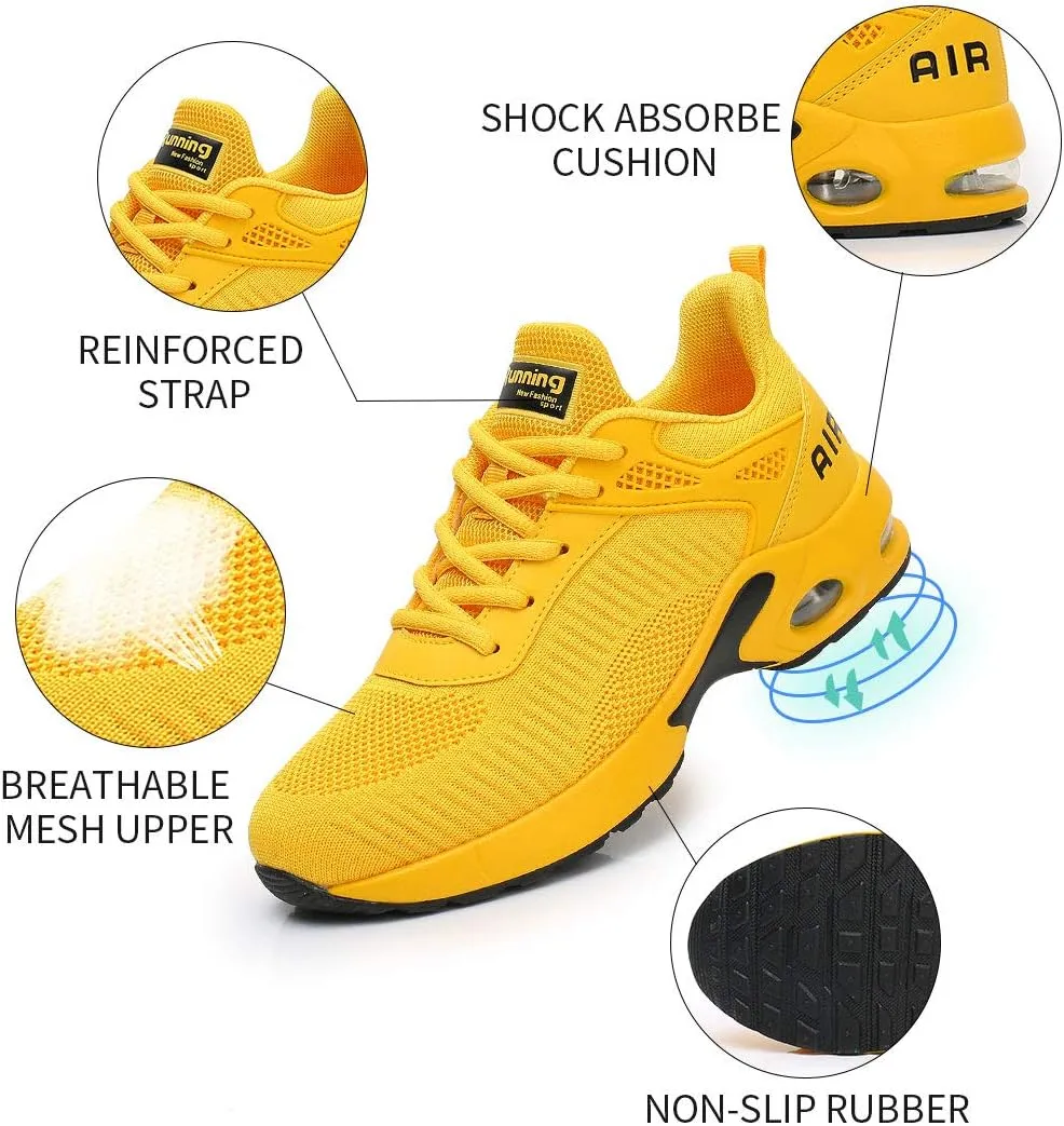 KPP Running Shoes for Women, Navy Blue and Pink, Breathable Mesh Upper