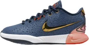 Lebron XXI Big Kids' Basketball Shoes (FV3606-400, Armory Navy/Cosmic Clay/White/Metallic Gold) Size 6