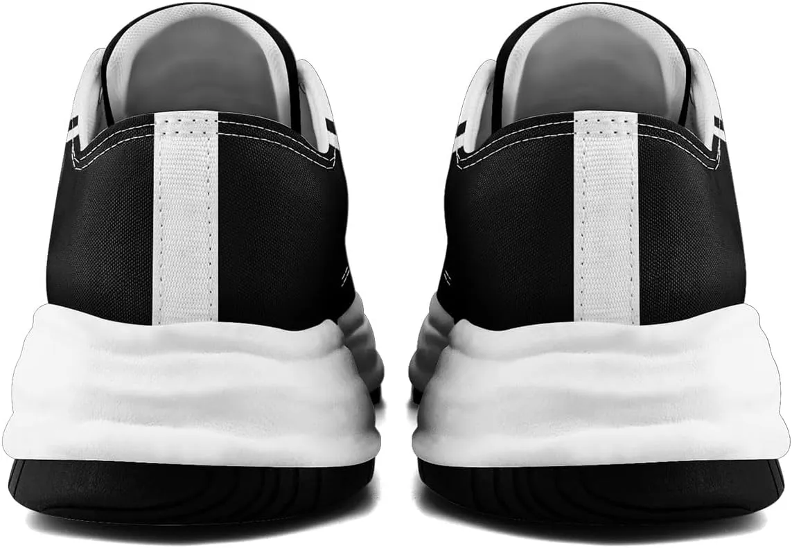 Lightning Canvas Sneakers Comfortable Casual Walking Sports Shoes for Men Women Non-slip Lace-up Flat Tennis Trainers