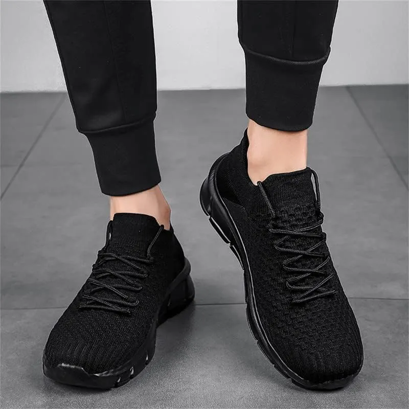 LLTMALL Unisex Breathable Mesh Lace-up Trainers Outdoor Couples Running Sneakers
