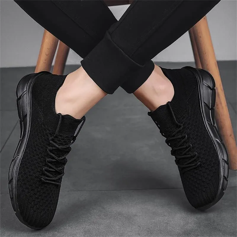 LLTMALL Unisex Breathable Mesh Lace-up Trainers Outdoor Couples Running Sneakers