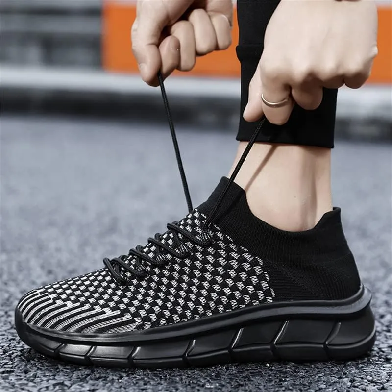 LLTMALL Unisex Breathable Mesh Lace-up Trainers Outdoor Couples Running Sneakers