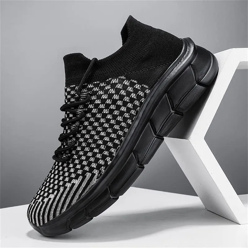 LLTMALL Unisex Breathable Mesh Lace-up Trainers Outdoor Couples Running Sneakers
