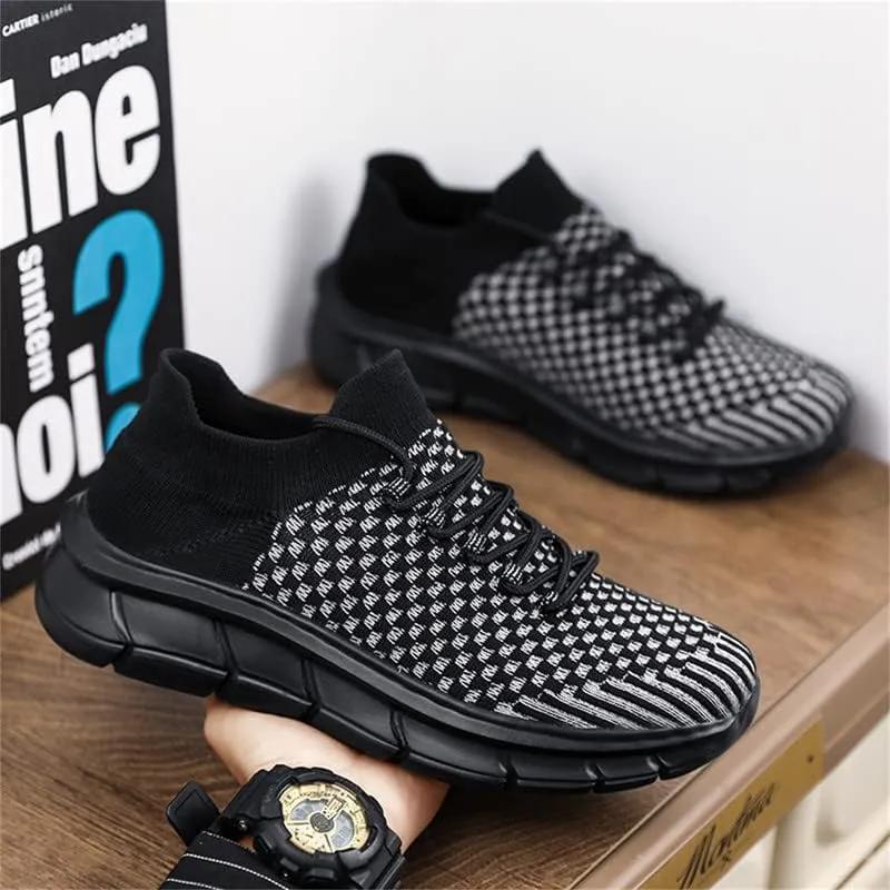 LLTMALL Unisex Breathable Mesh Lace-up Trainers Outdoor Couples Running Sneakers