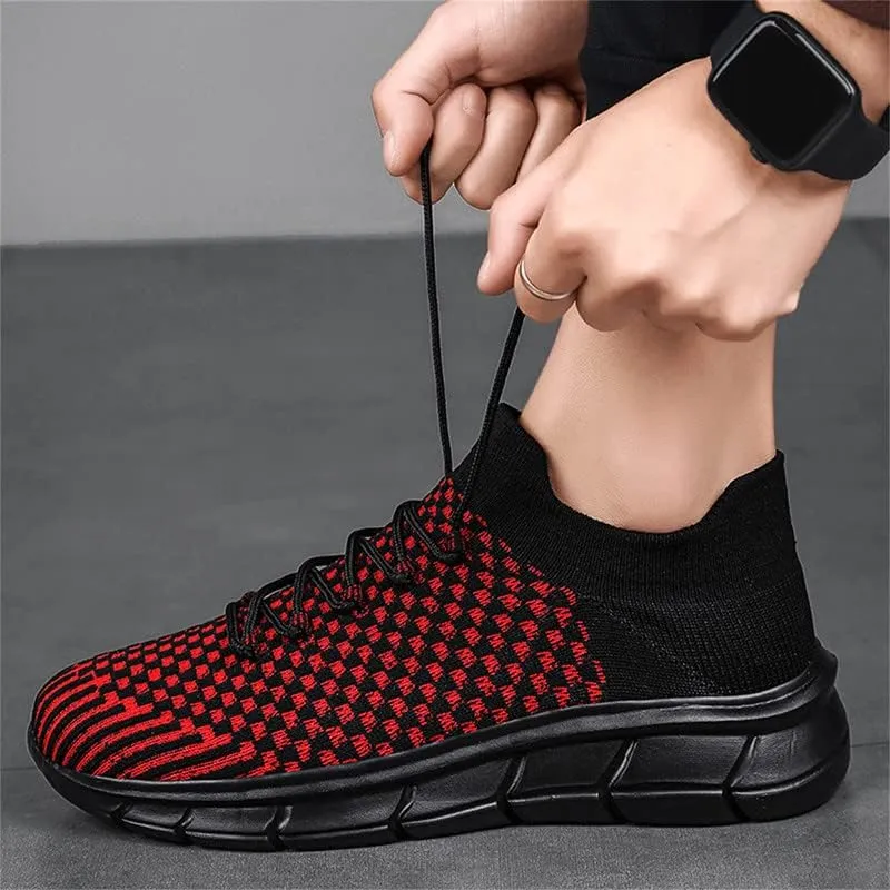 LLTMALL Unisex Breathable Mesh Lace-up Trainers Outdoor Couples Running Sneakers