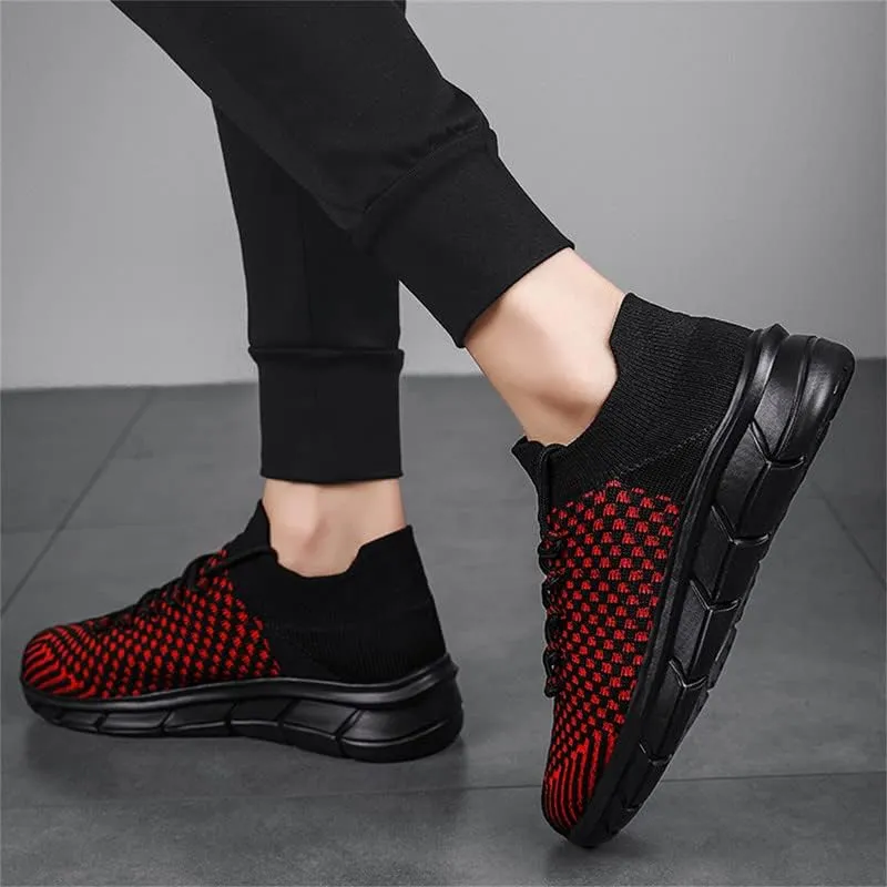 LLTMALL Unisex Breathable Mesh Lace-up Trainers Outdoor Couples Running Sneakers