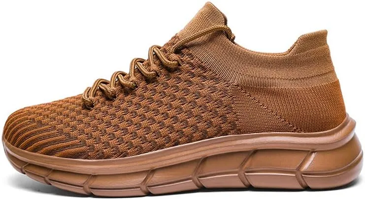 LLTMALL Unisex Breathable Mesh Lace-up Trainers Outdoor Couples Running Sneakers