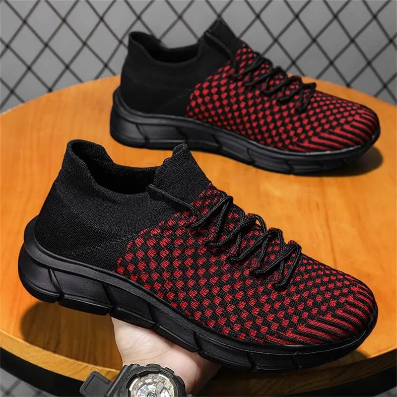 LLTMALL Unisex Breathable Mesh Lace-up Trainers Outdoor Couples Running Sneakers